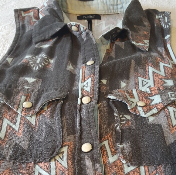 Women's Sz XS Sleevless Button Front Top Bundle - Picture 6 of 8